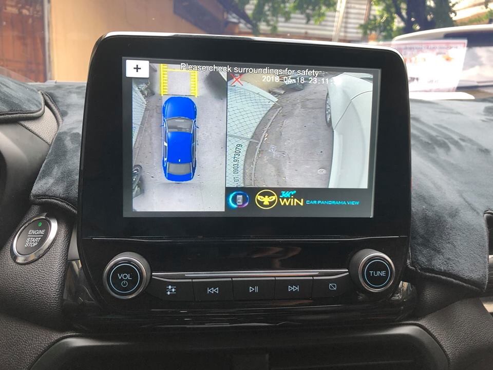 Lắp camera 360 độ Owin 2D cho Ford Ecosport 2018-2019